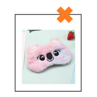 Slaapmasker Koala pastel